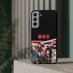 Impact-resistant phone case featuring BTS Bangtan Boys fanmade design with concert photo, compatible with popular smartphone models.
