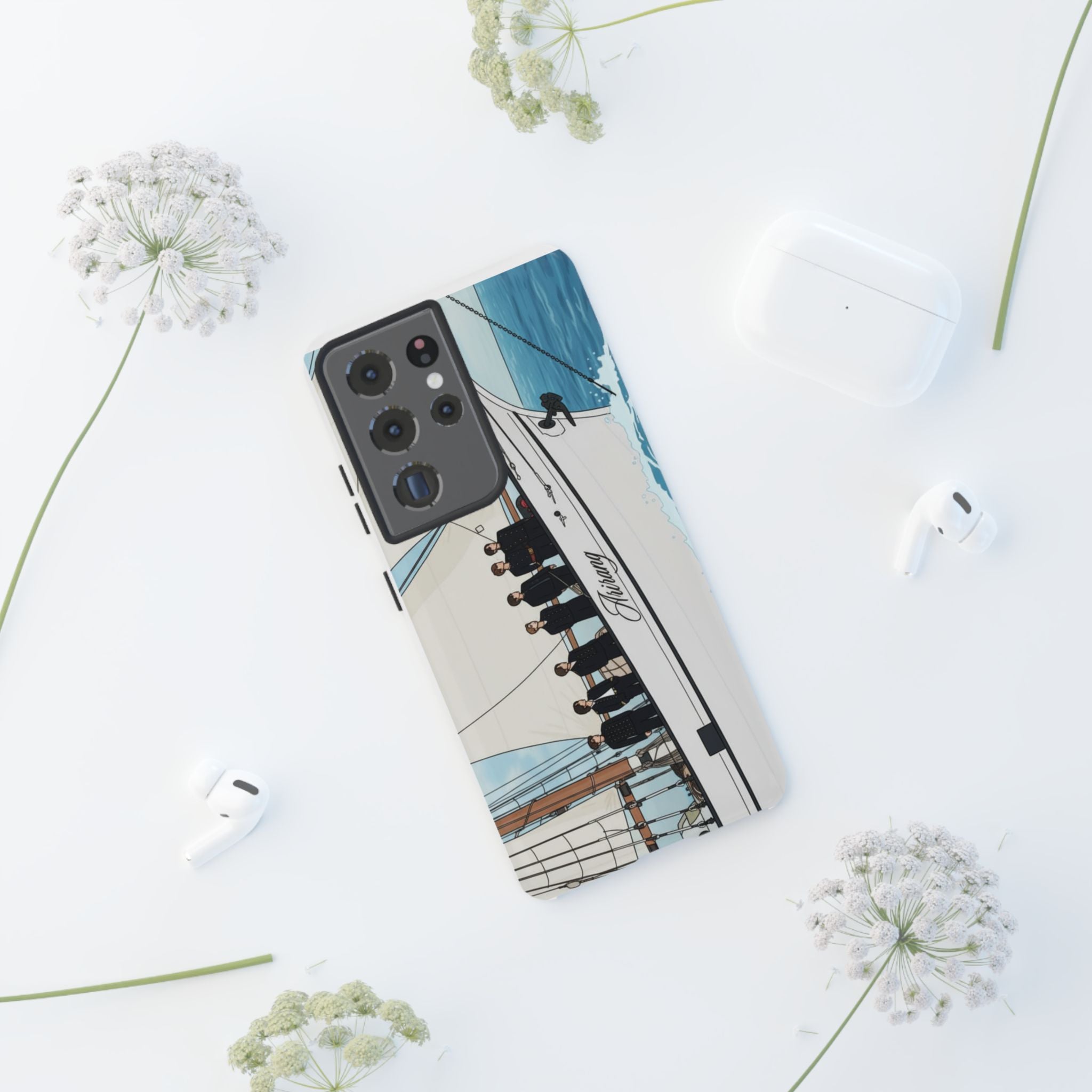 BTS Arirang Swim phone case for iPhone 17 and Samsung, tough Bangtan concert case with vibrant design by Printify
