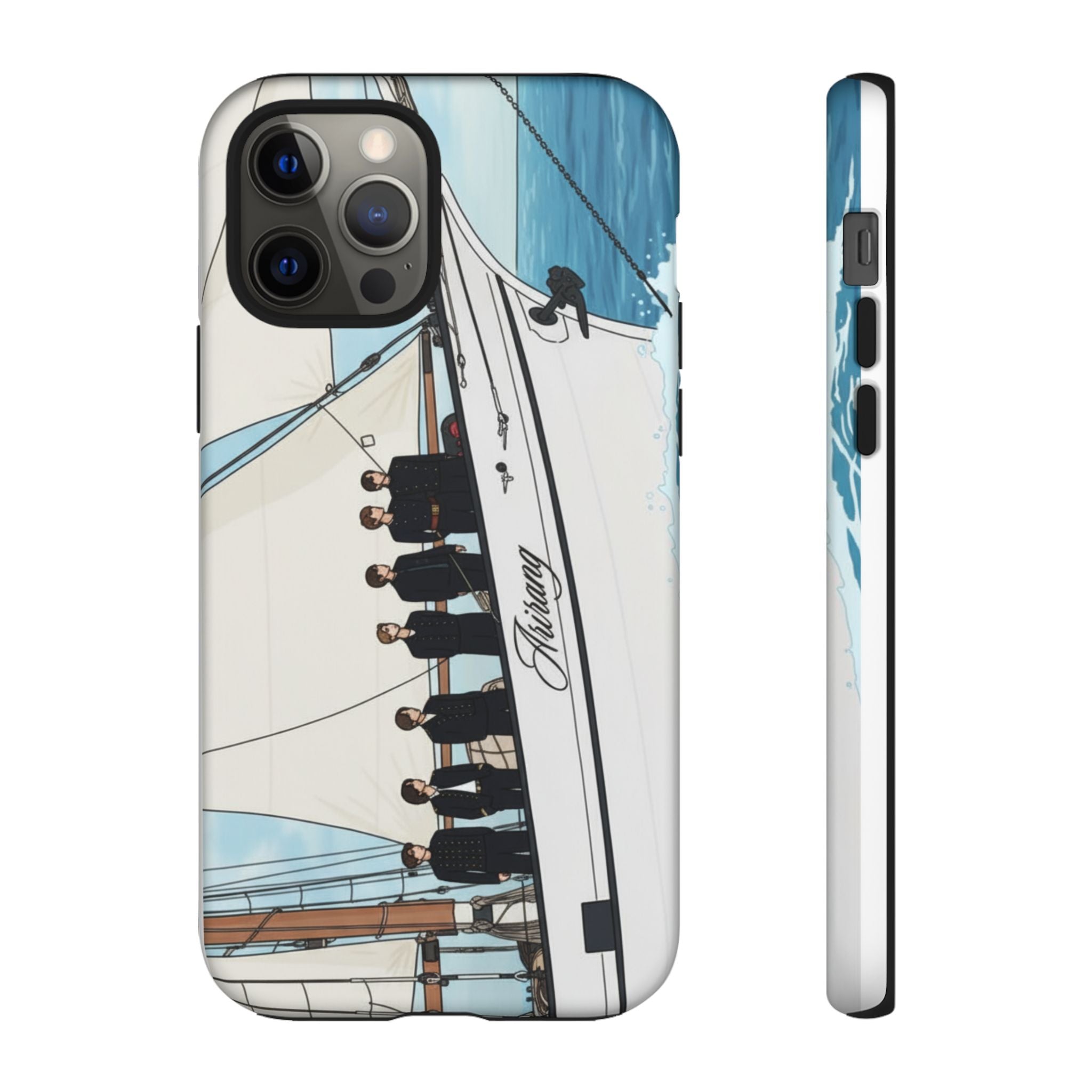 Printify BTS Arirang Swim phone case for iPhone 17 and Samsung, tough concert-themed Bangtan phone case featuring BTS design.
