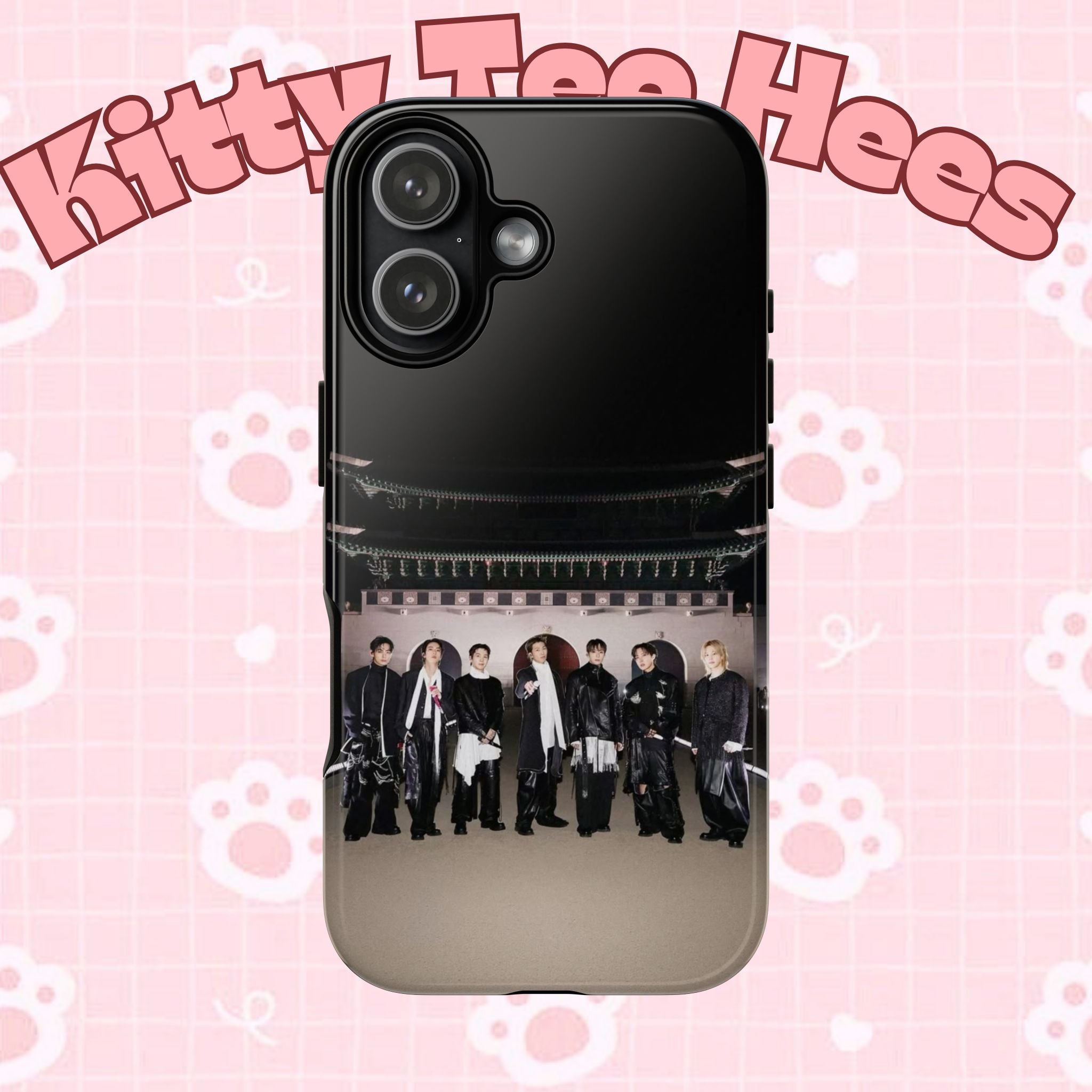 BTS Arirang phone case for iPhone with BTS Swim comeback design, durable Printify Samsung K-pop phone case with vibrant artwork