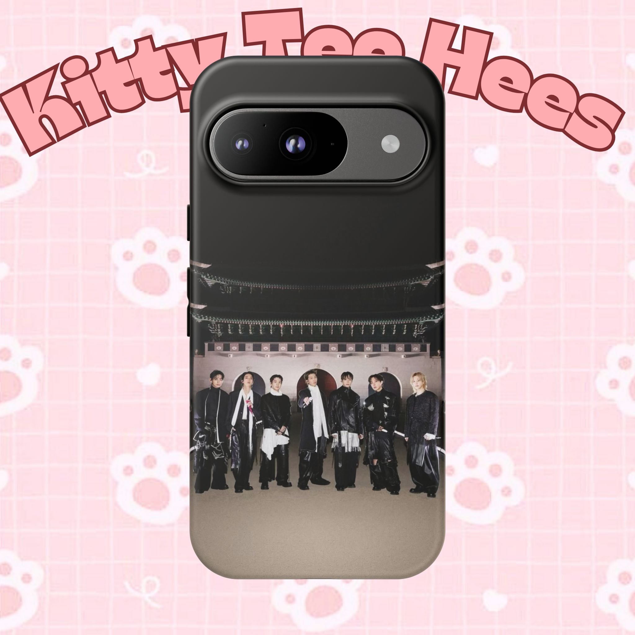 BTS Arirang and swim comeback themed iPhone phone case with K-pop design, tough Samsung case by Printify featuring BTS motifs