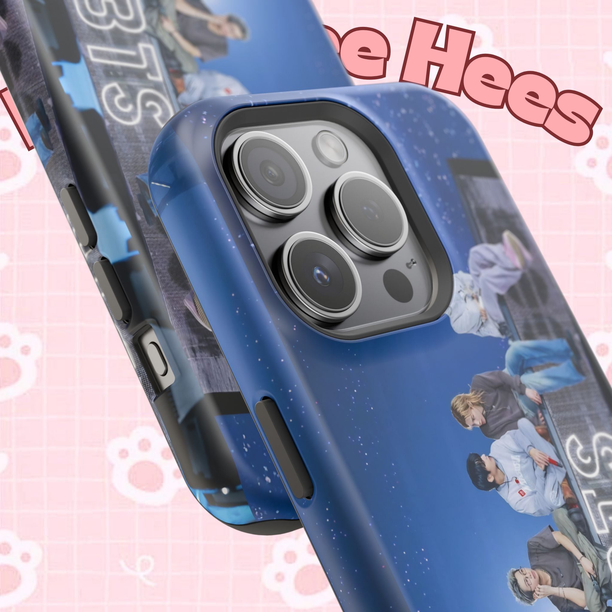 Printify BTS Bangtan World Tour Arirang impact-resistant phone case for iPhone 17 and Samsung Galaxy S26 Ultra, featuring colorful tour design.
