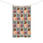 Christmas Pet Hand Towel, Holiday Kitchen Bathroom Decor - Kitty TeeHees