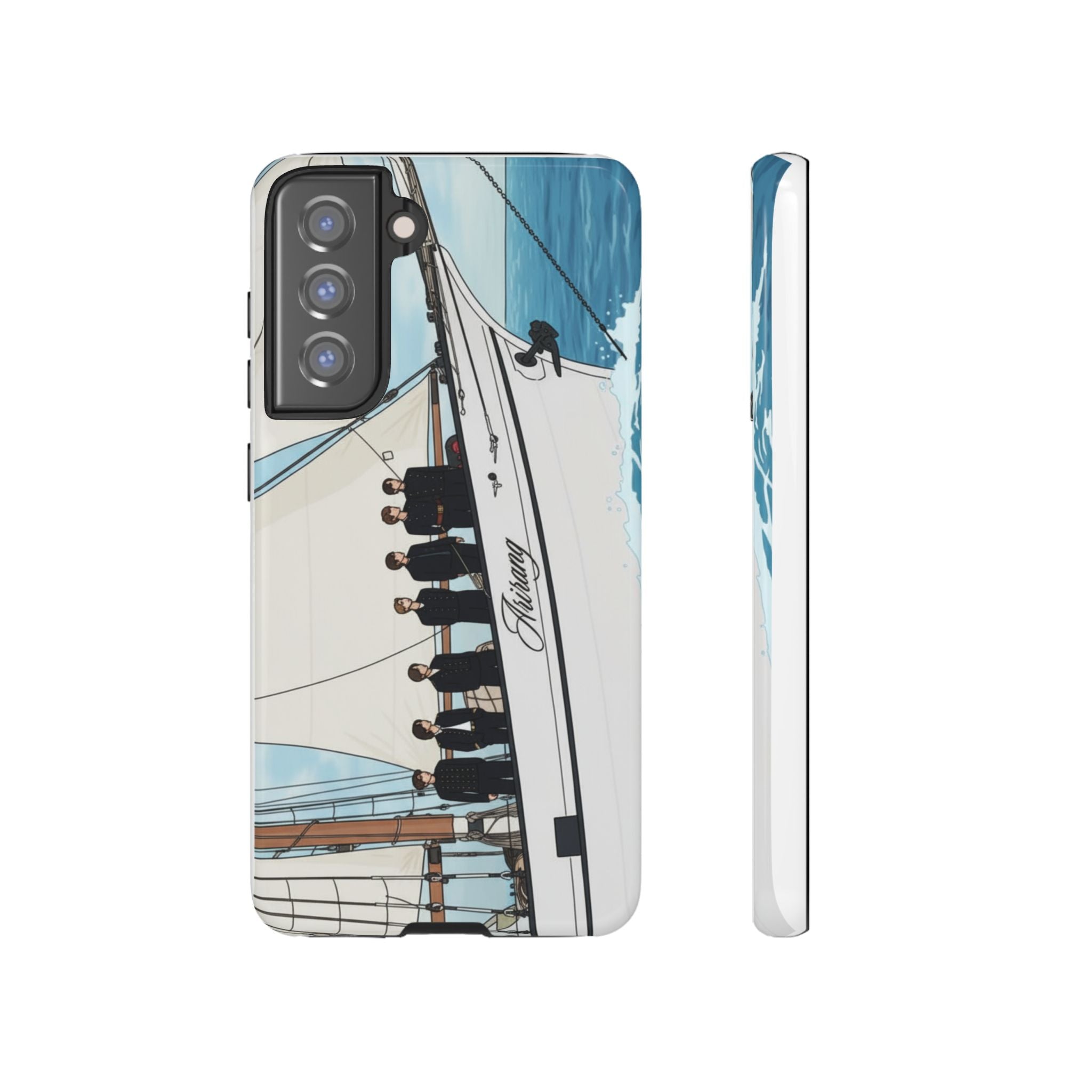 Printify BTS Swim phone case for iPhone 17 and Samsung, featuring Bangtan concert design and durable Tough Case style.