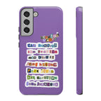 Printify BTS member names phone case featuring Jungkook, Jimin, and Rap Monster for iPhone 17 with tough protective design.