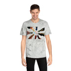 Colorful BTS concert T-shirt featuring rainbow mic and logo design, inspired by K-Pop and BTS 2026 concert fashion.