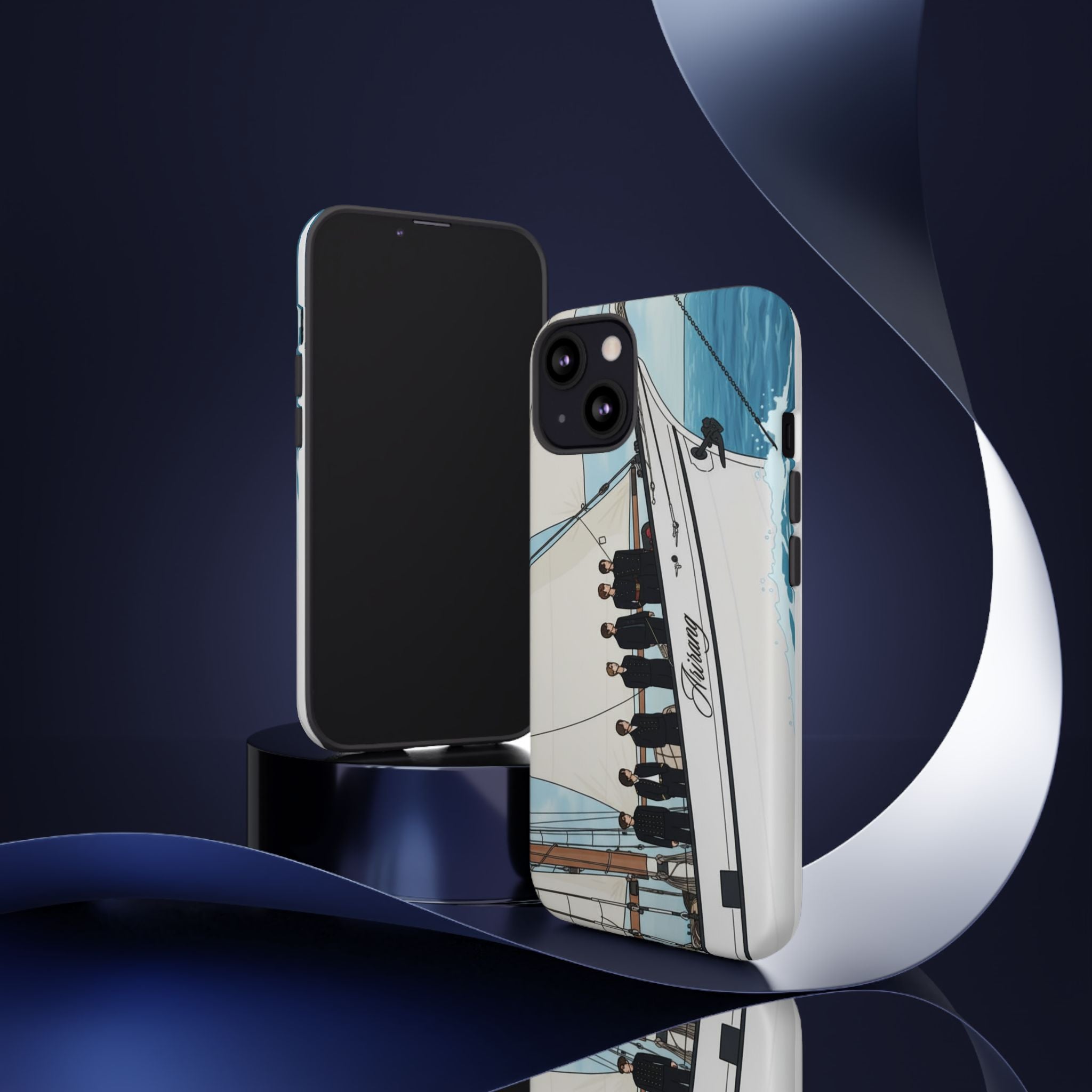 BTS Arirang swim-themed phone case for iPhone 17 and Samsung, durable Printify concert Bangtan case with vibrant design.