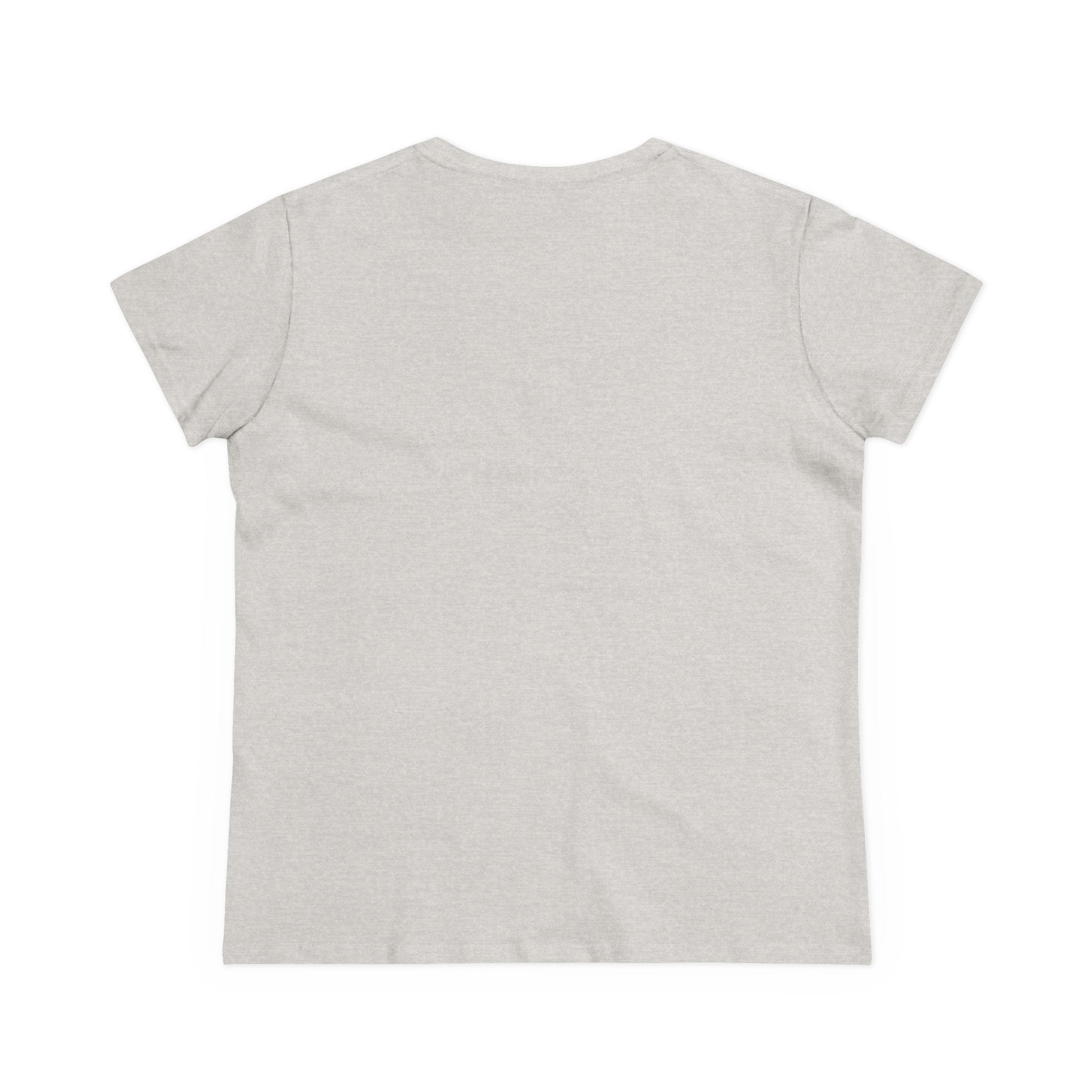 Women’s BTS Sailboat Script Logo T-shirt by Printify, featuring a cotton fabric and BTS concert-inspired design.