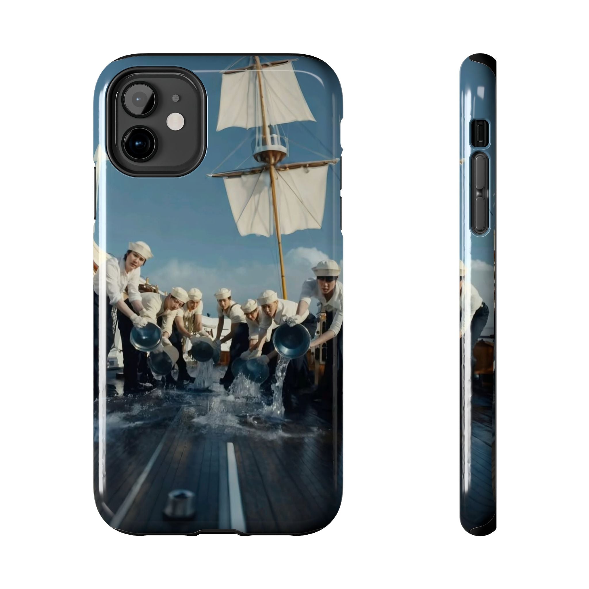 Cute Sailor BTS phone case featuring K-pop BTS Arirang design, perfect for BTS fans and concert goers.