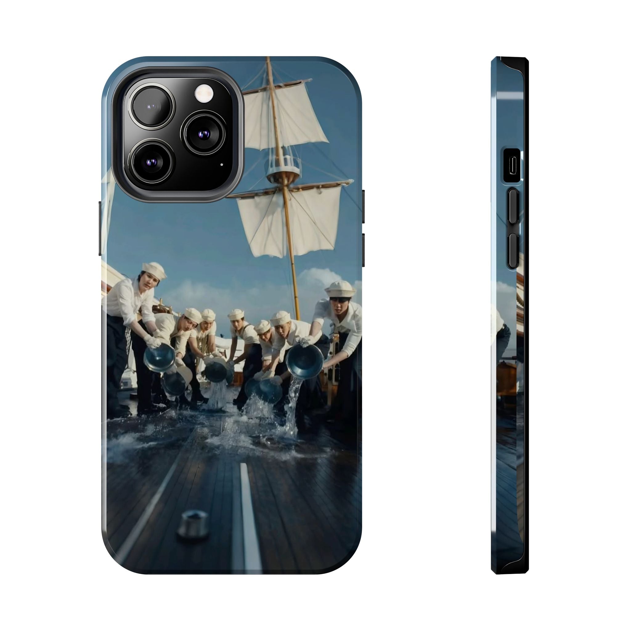 Cute BTS Sailor phone case featuring colorful K-pop design, perfect for fans of BTS Arirang and concert memorabilia.