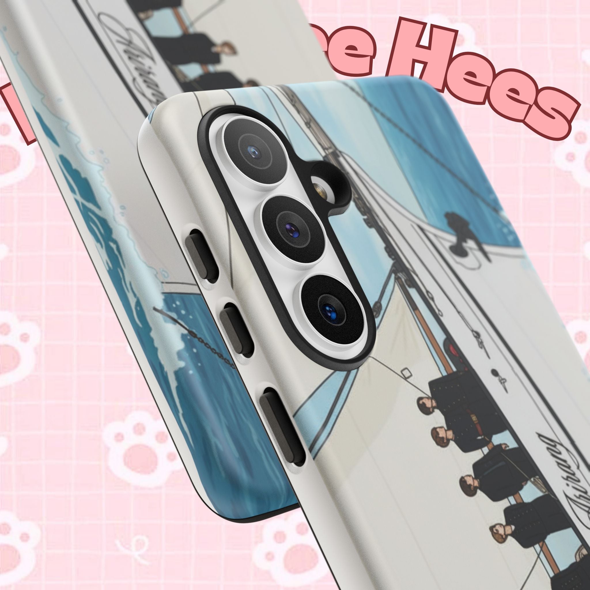 BTS Arirang swim-themed phone case for iPhone 17 and Samsung, tough Bangtan concert phone case with vibrant design by Printify