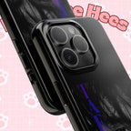 Dark Bangtan BTS Taehyung (V) phone case by Printify showing Kim Taehyung from BTS on iPhone and Samsung models