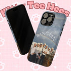 Cute Sailor BTS Swim phone case for iPhone and Samsung, featuring colorful Bangtan Sailor design by Printify.