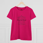 Printify BTS Arirang 2026 album Merry Go Round carousel sketch T-Shirt with lyric script back print, casual unisex clothing