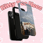 Cute Sailor BTS Swim phone case by Printify for iPhone and Samsung, featuring colorful sailor-themed BTS Arirang design.
