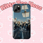 Cute Sailor BTS phone case with colorful K-pop design, perfect for BTS fans and concert attire.