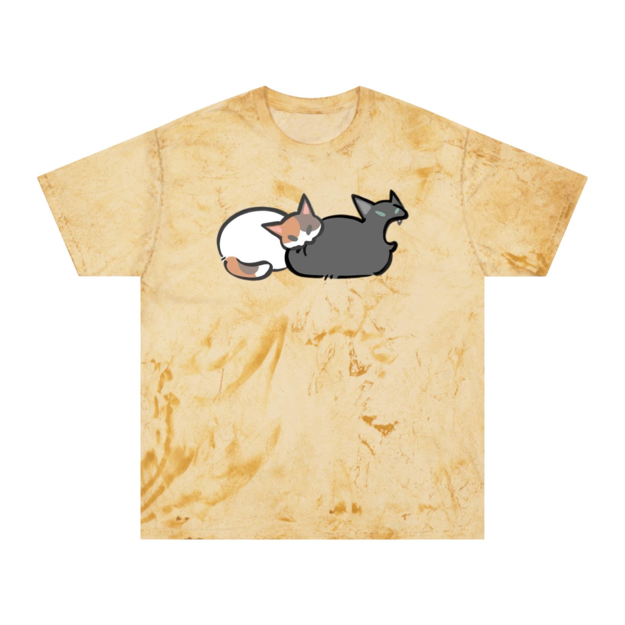 Color Blast Cat T-Shirt, Soft Cotton Tee for Cat Lovers - Kitty TeeHees