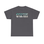 Printify BTS Swim graphic T-shirt featuring a pool scene and "I could spend a lifetime watching you swim" design, casual concert tee.