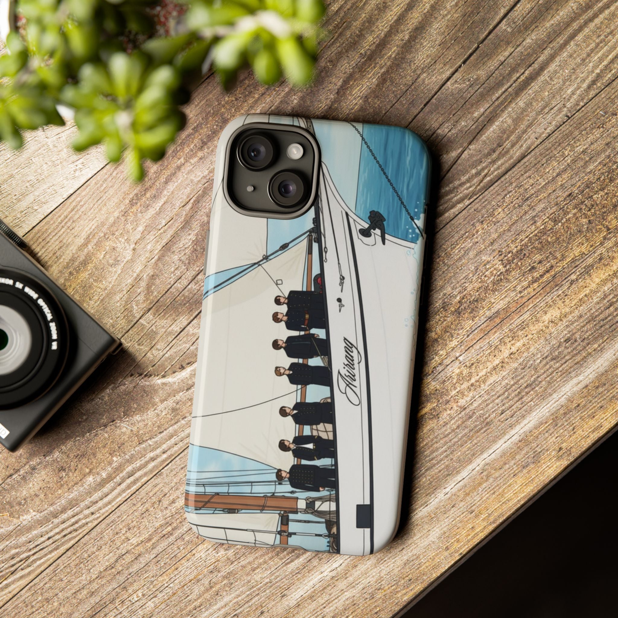 Printify BTS Swim phone case for iPhone 17 and Samsung, durable concert-themed Bangtan phone case with BTS logo design.