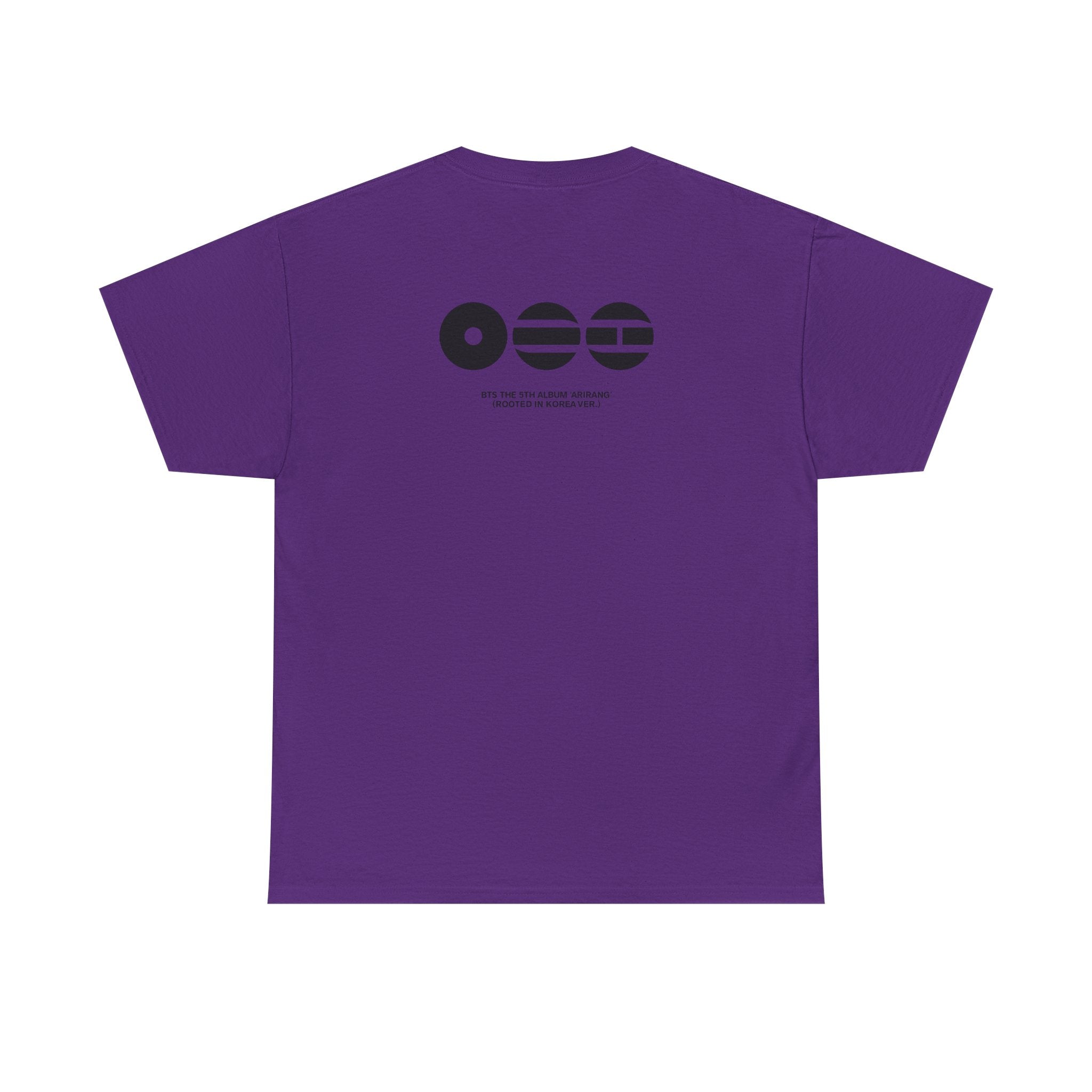 Printify BTS concert T-shirt featuring K-Pop inspired graphic design with Bangtan Boys motif, perfect for BTS world tour fans.
