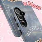 Cute Bangtan Sailor iPhone and Samsung phone case featuring BTS Swim design by Printify, with colorful sailor-themed artwork.
