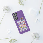BTS member names phone case featuring Jungkook, Jimin, and Rap Monster for iPhone 17, with a tough protective design.