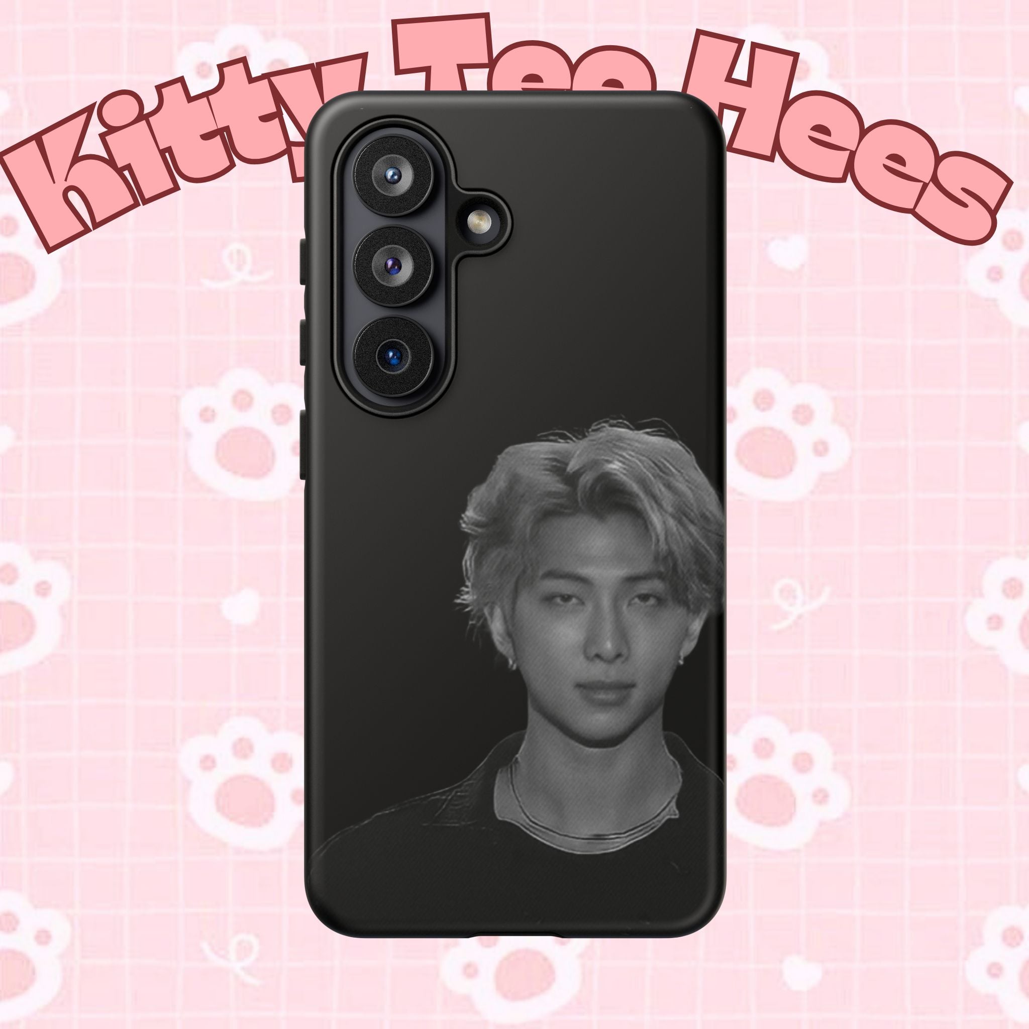 Namjoon BTS concert themed iPhone case by Printify, featuring a durable phone protector with custom design.