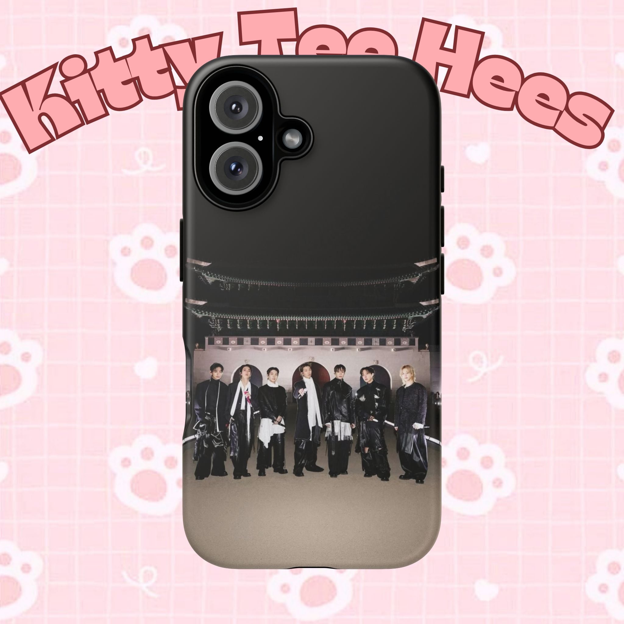 BTS Arirang phone case for iPhone featuring BTS Swim comeback artwork, durable Samsung K-pop phone case by Printify