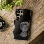 Namjoon BTS concert iPhone case by Printify, durable phone protector with custom design featuring BTS imagery and vibrant colors.