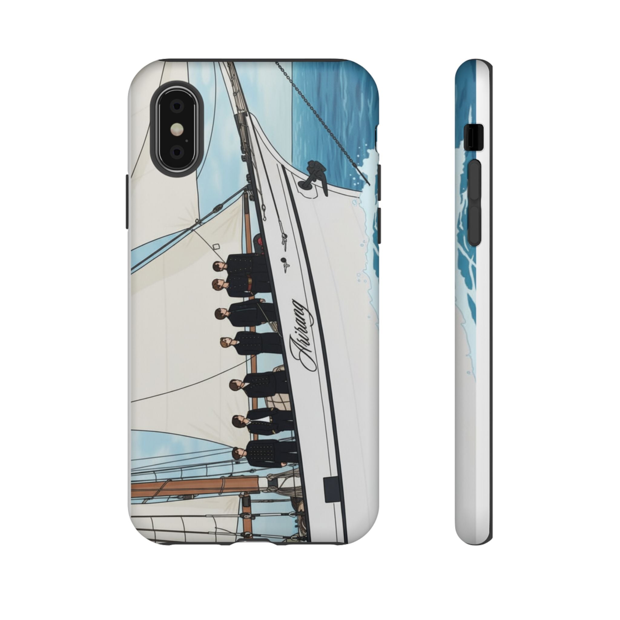 Printify BTS Arirang swim phone case for iPhone 17 and Samsung, durable Bangtan concert-themed tough phone case