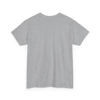 Black BTS logo T-shirt by Printify featuring a minimal emblem design, perfect for K-pop fans.