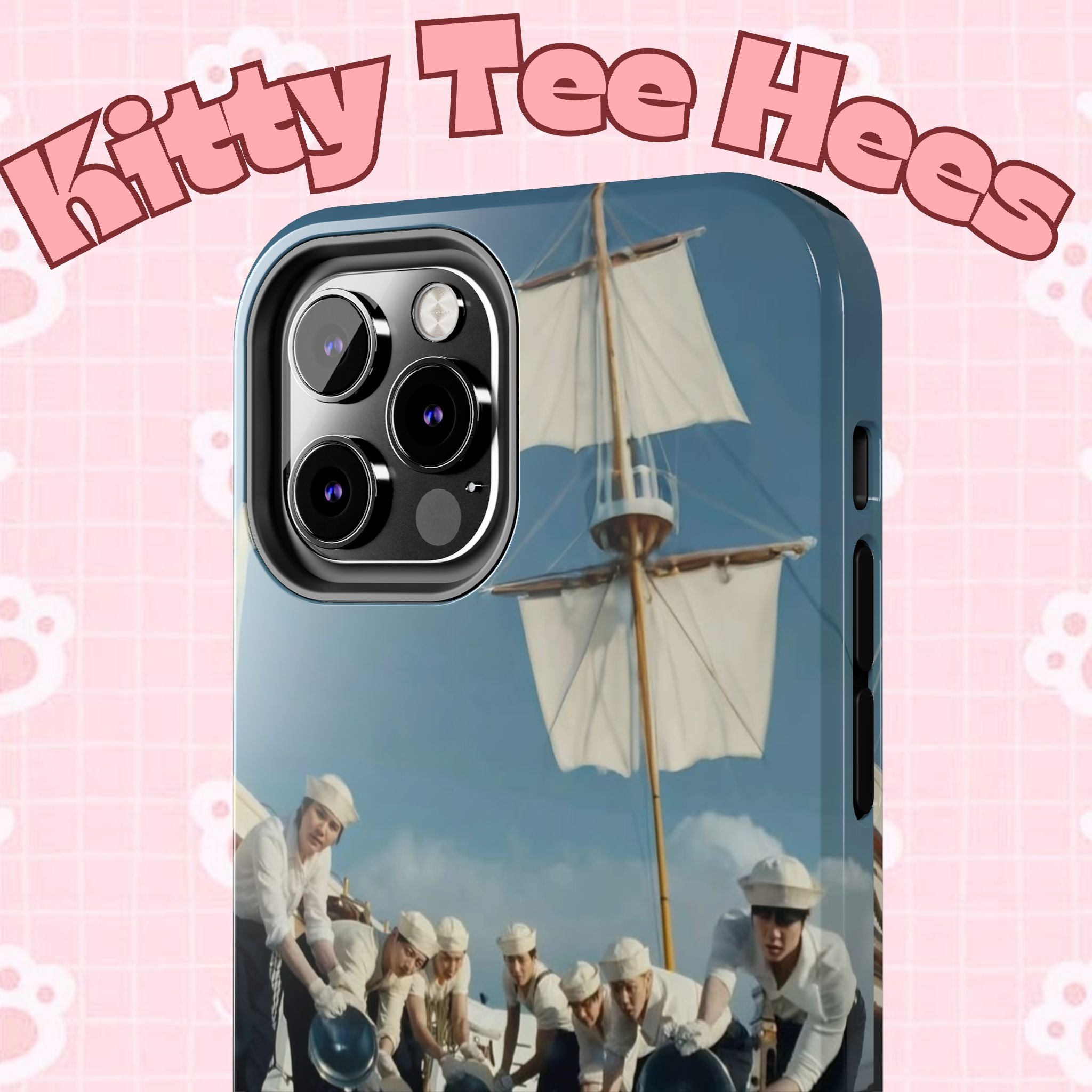 Cute Sailor BTS phone case featuring K-pop band BTS Arirang design, perfect for BTS fans and concert memorabilia.