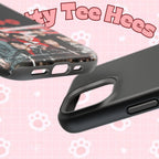 Printify BTS Bangtan phone case featuring fanmade band photo, impact-resistant K-pop concert merchandise for BTS fans.