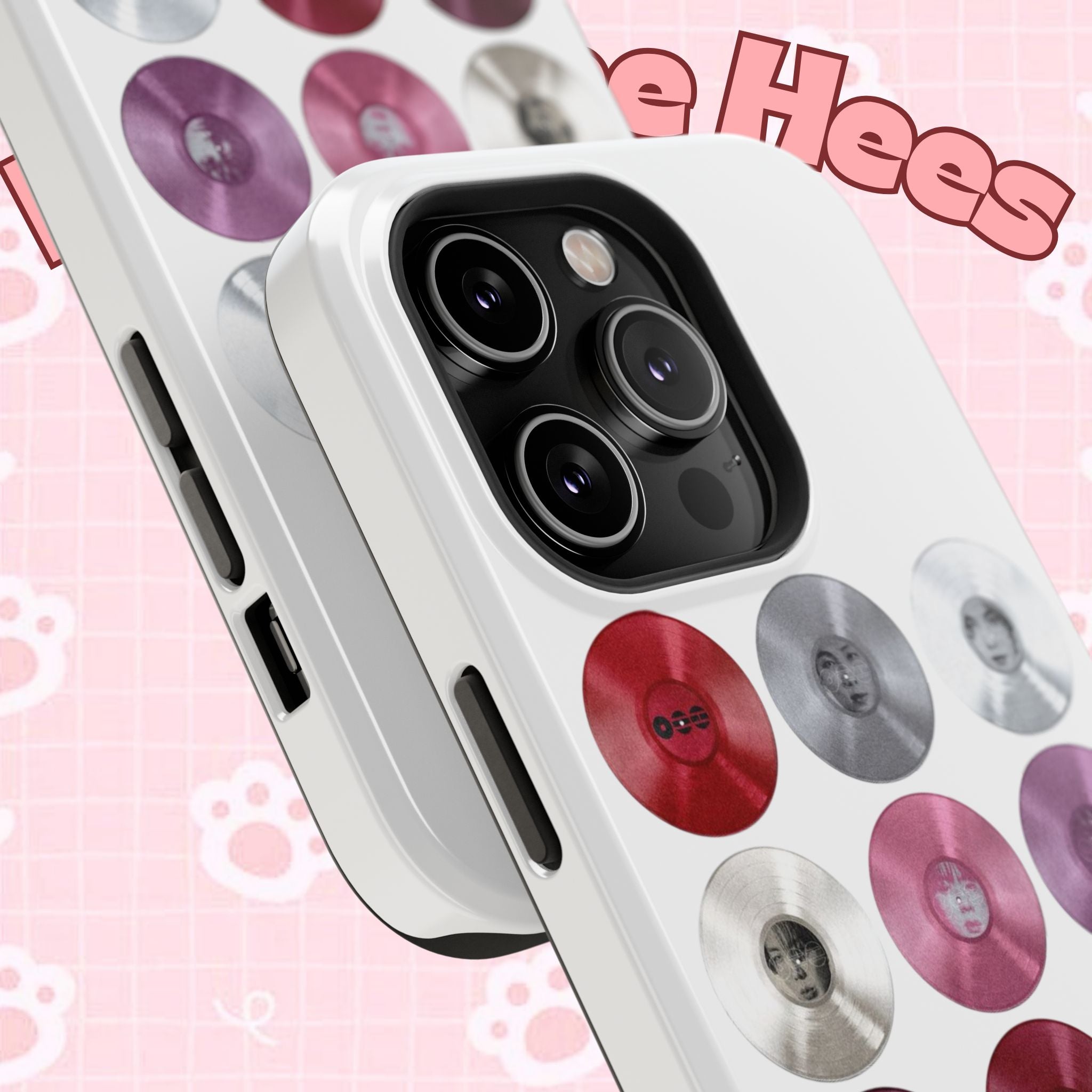 Printify Bangtan Arirang BTS vinyl record grid phone case, impact-resistant case featuring cool BTS fan merch design.