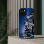 Printify BTS Bangtan World Tour Arirang impact-resistant phone case for iPhone 17 and Samsung Galaxy S26 Ultra, featuring tour artwork.