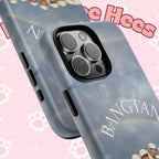 Cute BTS Swim case for iPhone and Samsung, featuring sailor-themed design with Bangtan Sailor graphics by Printify.