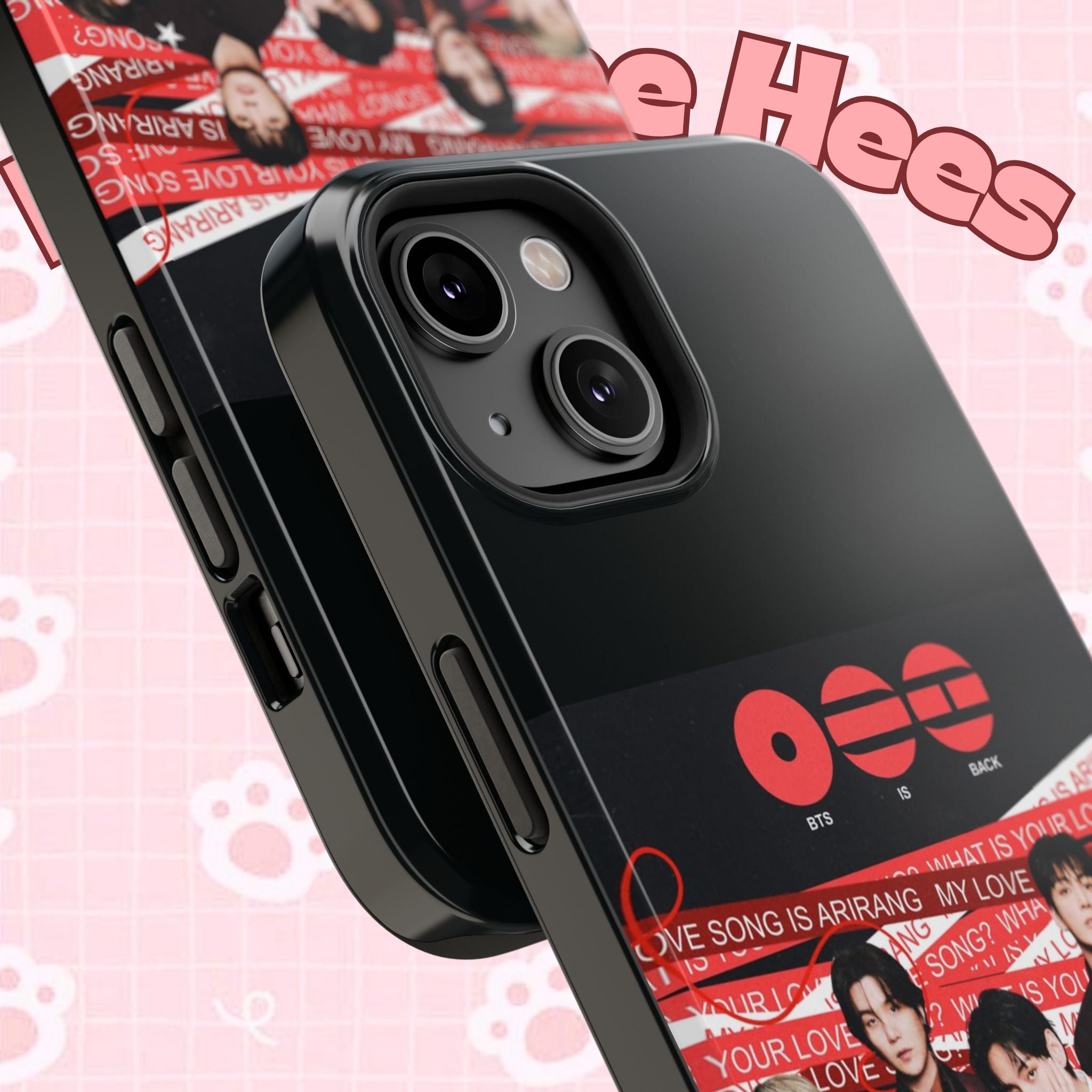K-Pop BTS Arirang phone case by Printify featuring Bangtan concert photo, impact-resistant design for smartphones.