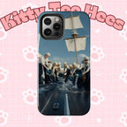 Cute Sailor BTS phone case with K-pop design featuring BTS Arirang and concert-themed artwork on a Printify case.