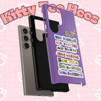 BTS member names phone case for iPhone 17 featuring Jungkook, Jimin, and Rap Monster by Printify, with a rugged design.