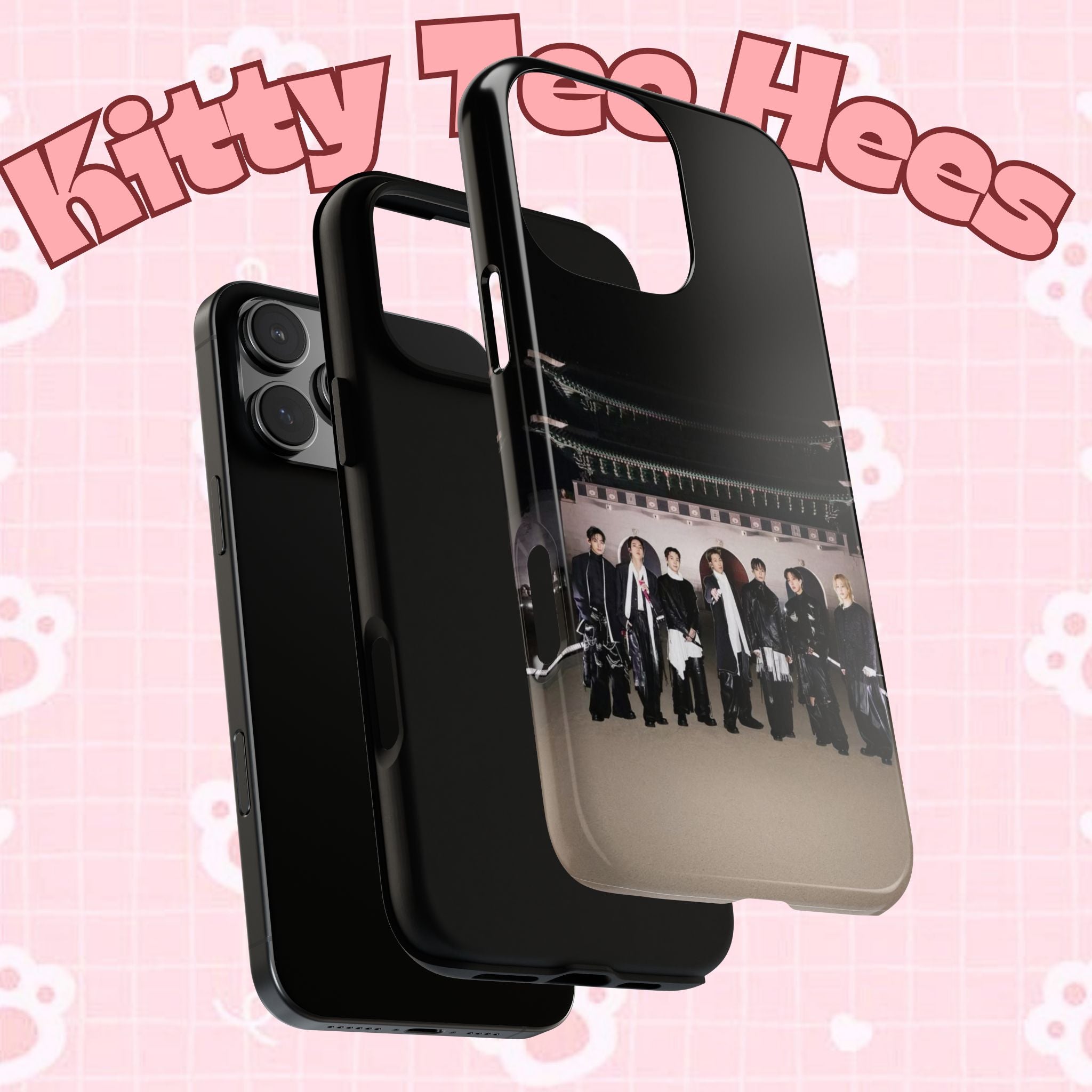 BTS Arirang and Swim comeback themed Samsung phone case with tough protective design by Printify, featuring colorful K-pop graphics.