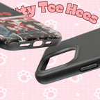 Printify BTS Bangtan phone case with fanmade BTS concert design, impact-resistant K-Pop boy band merchandise for smartphones.