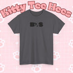 Black BTS Logo T-shirt by Printify featuring a minimal Bangtan emblem on the front, casual K-pop band apparel.