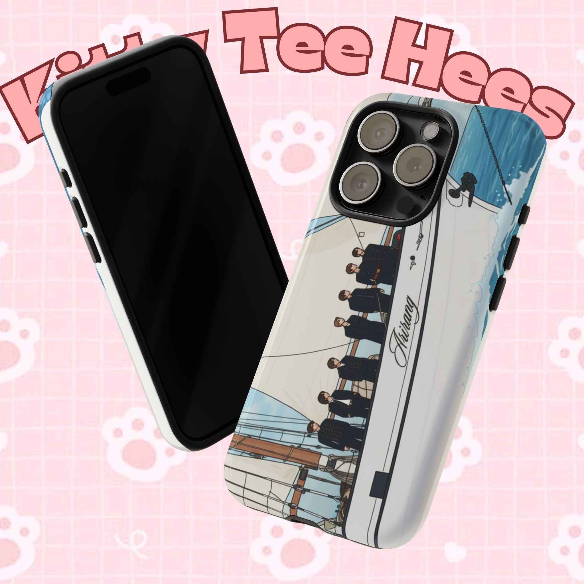 Printed BTS Swim phone case for iPhone 17 and Samsung, featuring Bangtan Boys concert design and durable tough protection.