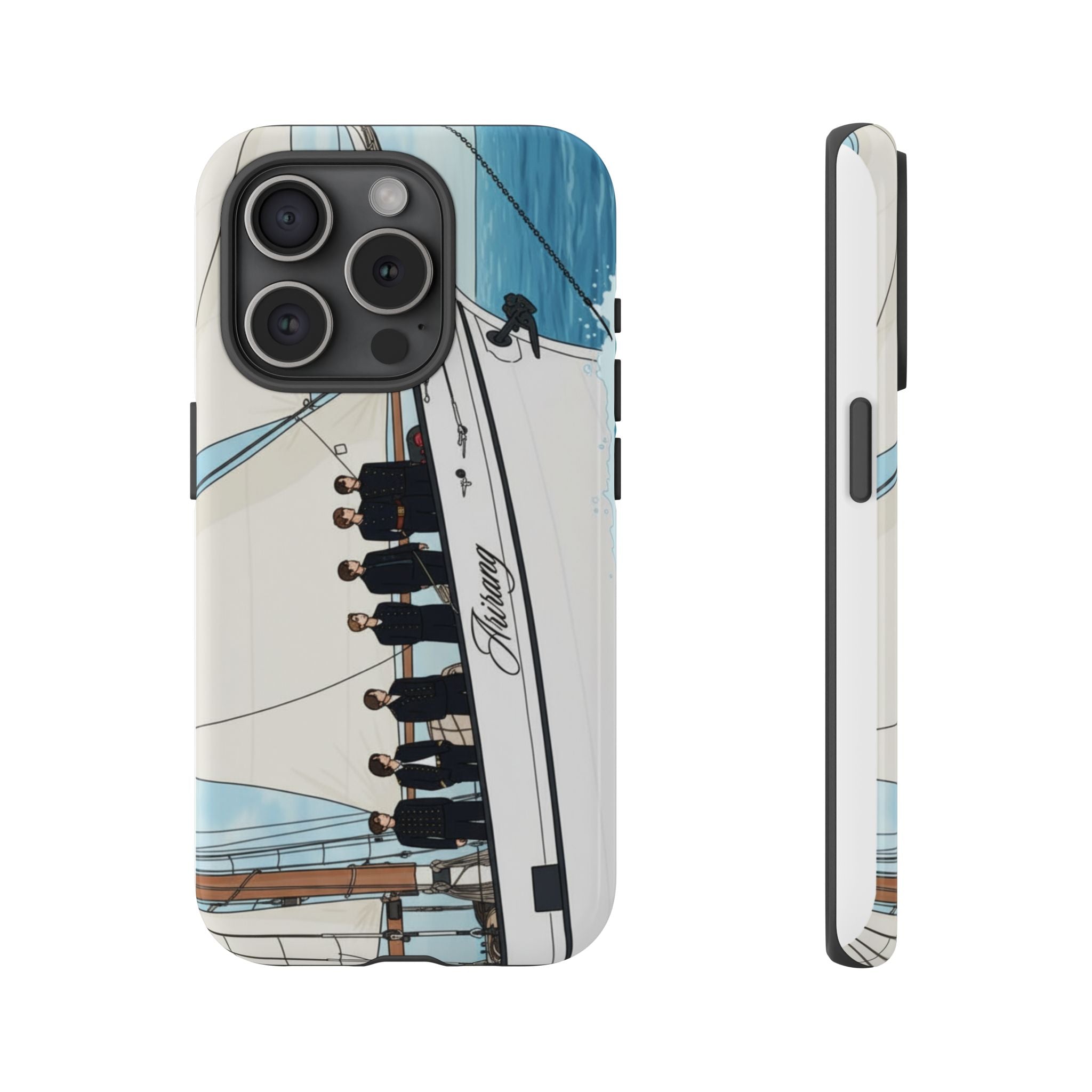 BTS Arirang swim phone case for iPhone 17 and Samsung, tough concert-themed Bangtan phone case by Printify.