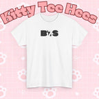 Black BTS Logo T-shirt by Printify featuring a minimal Bangtan emblem, perfect for K-pop fans and casual wear.