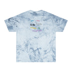 Colorful BTS concert T-shirt featuring rainbow mic and logo design, inspired by K-Pop concert fashion, by Printify.