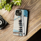BTS Arirang swim-themed phone case for iPhone 17 and Samsung, Printify tough concert phone case with Bangtan design
