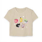 Meme Cat Baby Tee, Organic Cotton Slim Fit Summer Top - Kitty TeeHees