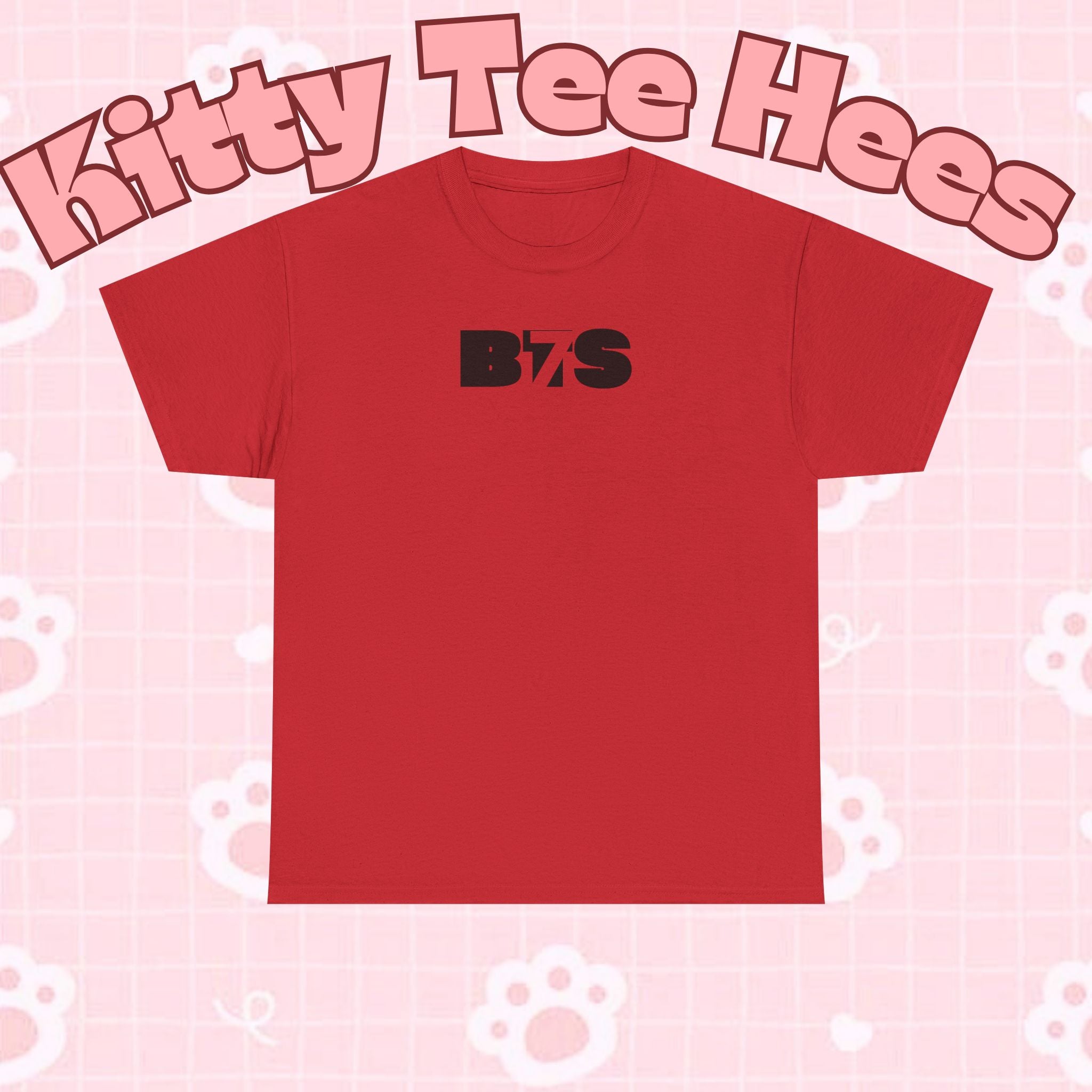 Black BTS Logo T-Shirt featuring Bangtan emblem, minimal design, casual fit, printed by Printify, perfect for K-Pop fans.