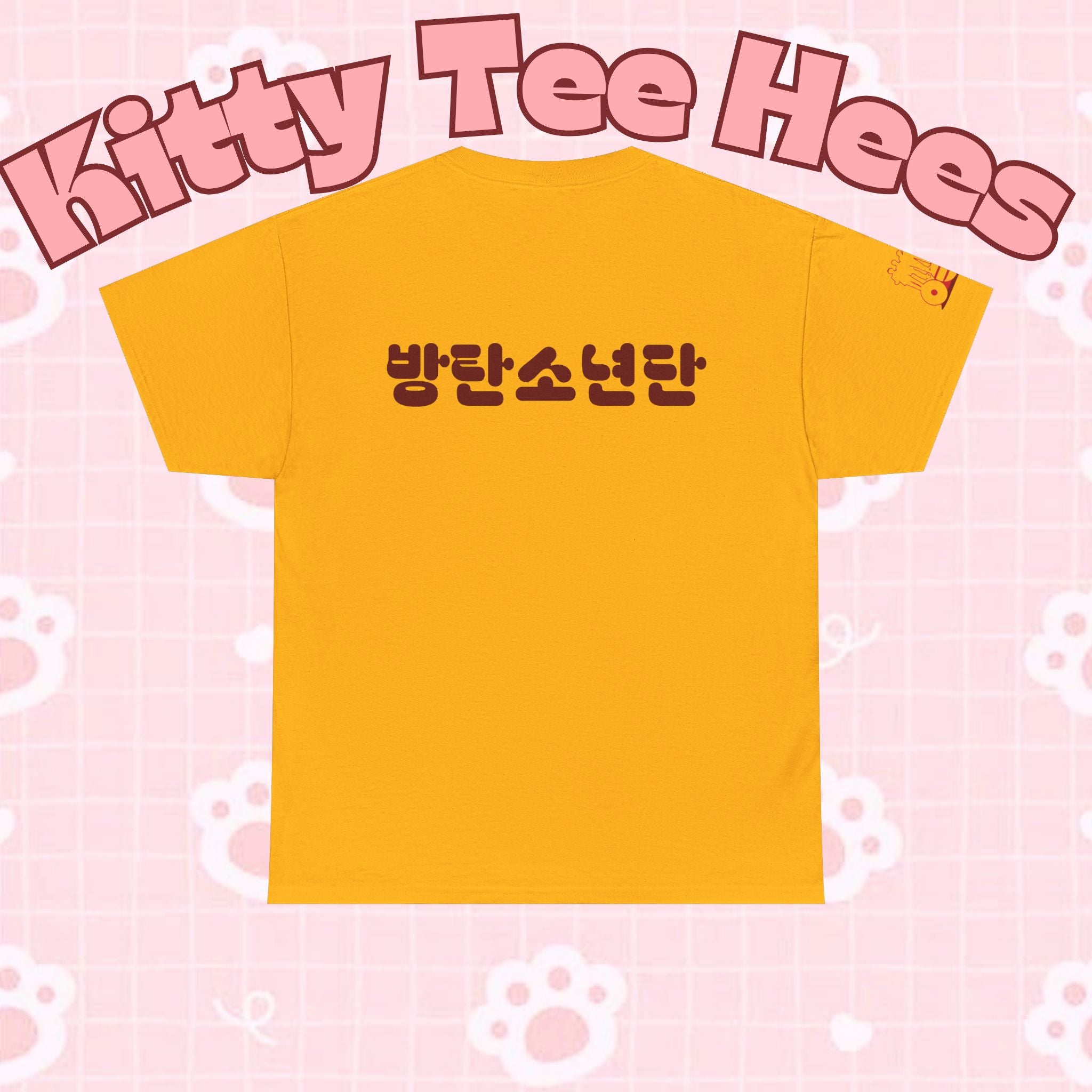 BTS Arirang T-shirt by Printify featuring Korean Hangul design, perfect for BTS world tour and concert fans.
